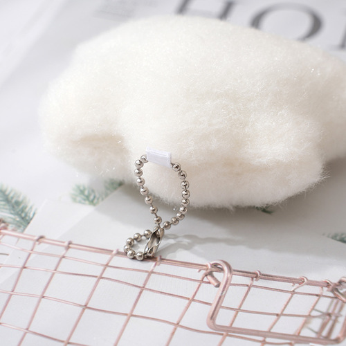 Creative New Smiling Cloud Shape Plush Toy Bag Hook Pendant Keychain Accessory Night Market Stall Wholesale