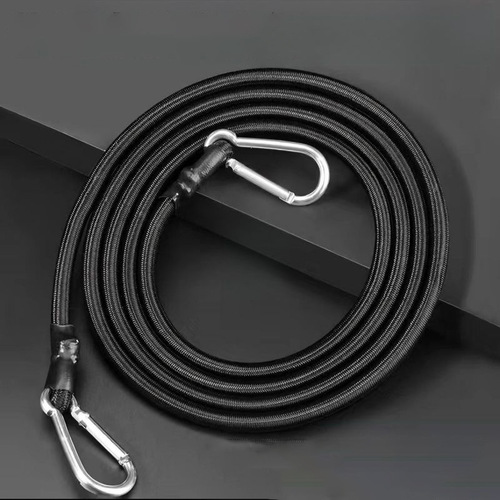 8mm Outdoor Elastic Rope Climbing Buckle Tightener Tent Strapping Band Camping Clothesline Rope Tool Bundling Packing Strap