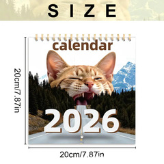 2026跨境新品Magical Cat抽象魔法猫日历 是猫爱好者的理想礼物