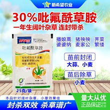 30%吡氟酰草胺 大蒜苗前封闭药 播娘蒿荠菜婆婆纳 小麦苗后除草剂