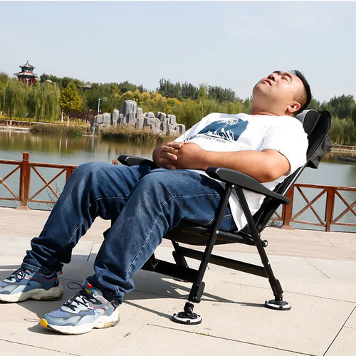 New European-style fishing chair, reclining, folding, lightweight, all-terrain foldable fishing chair, reclining chair, fishing chair, fishing chair