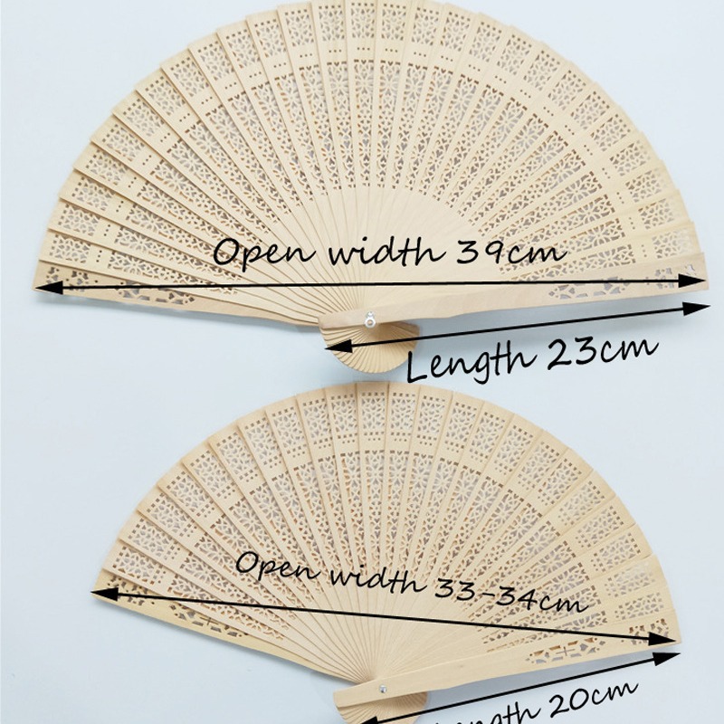 Hay en stock completo Punch patrón de madera ventilador pequeño ventilador de madera clásico 20cm 23cm todo disponible