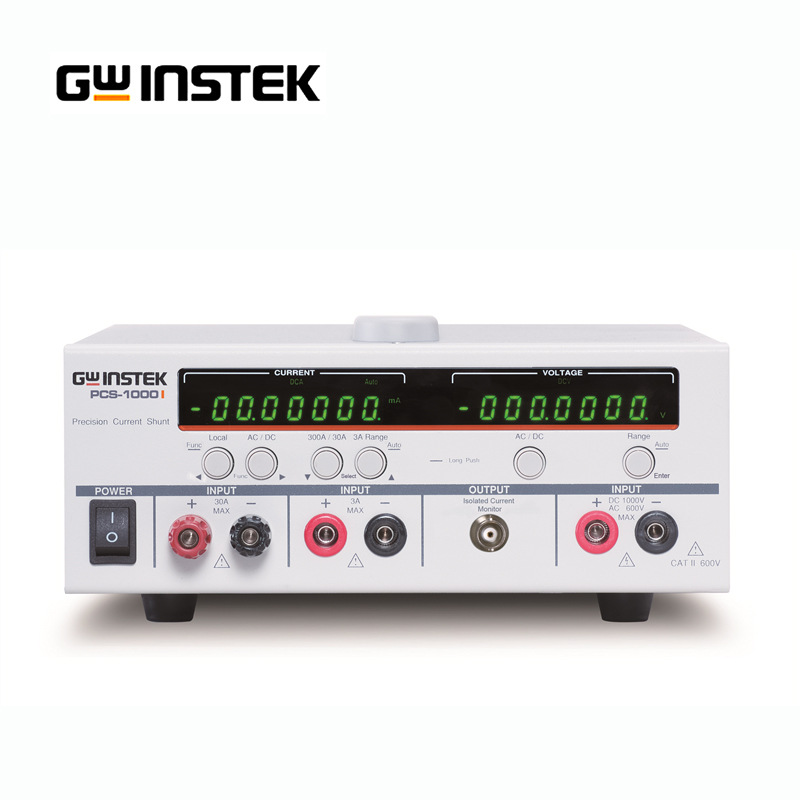 固纬PCS-1000I电流分流器测量范围AC最大600v300 DC最大1000V 30