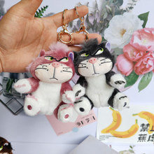 拽拽路西法毛绒娃娃玩偶批发可爱猫咪公仔挂件情侣包包钥匙扣挂饰
