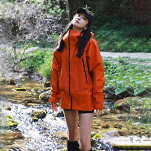 Orange orange autumn and winter hooded windproof advanced跨