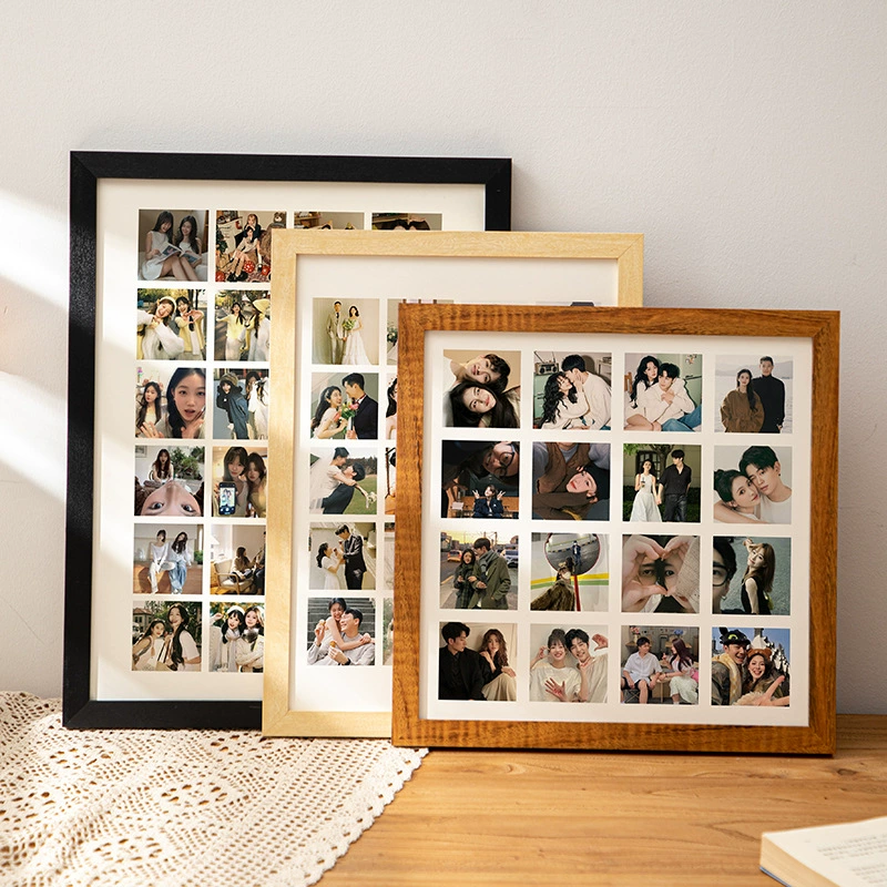 Деревянная фоторамка из натурального дерева для любимого, DIY, оптовая продажа