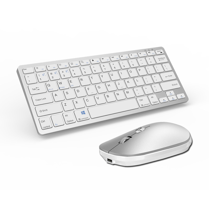 78 clave Typec interfaz Bluetooth teclado inalámbrico ratón traje 2,4G de carga Mute Oficina Teclado Inalámbrico