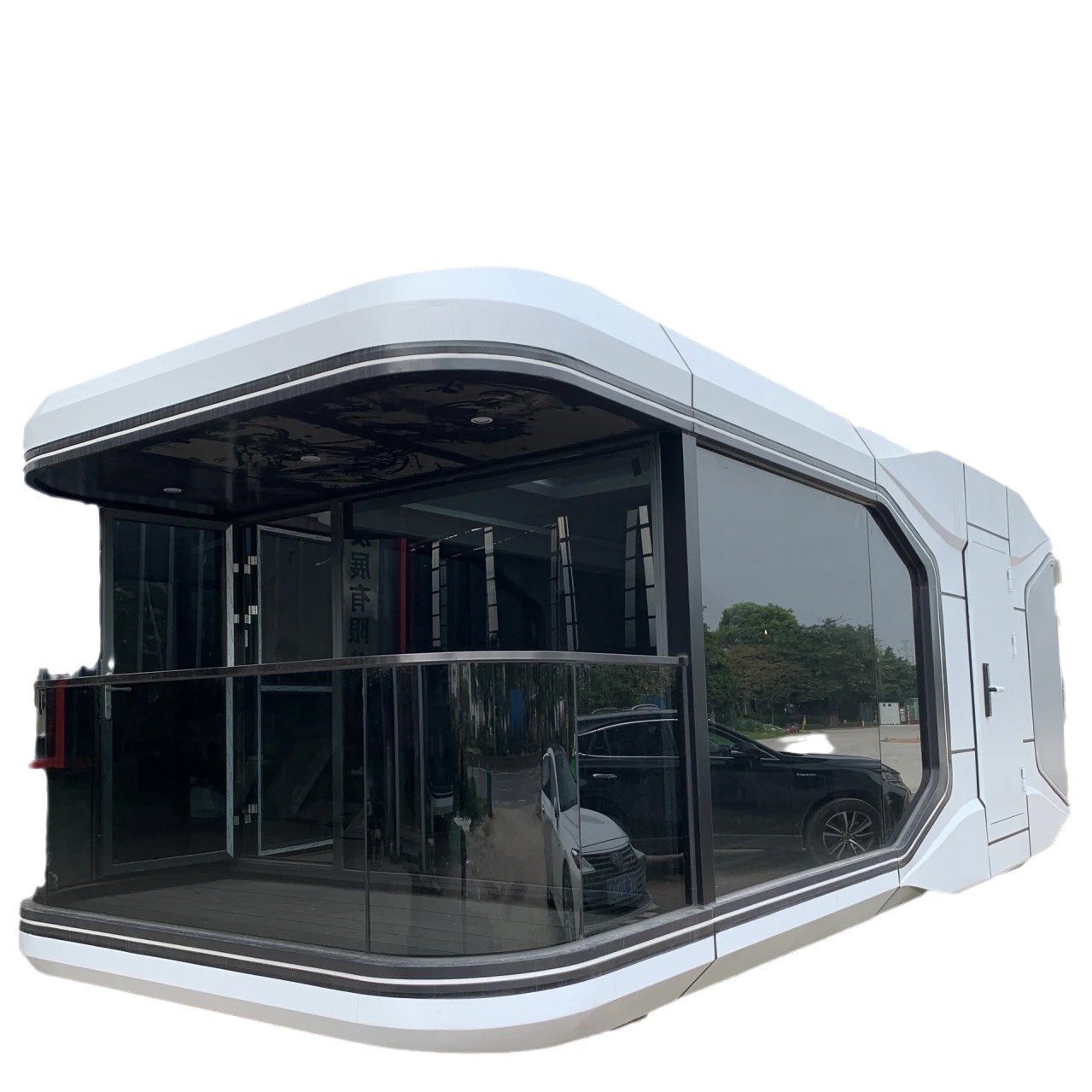 Internet celebridad espacio cápsula B & B espacio cápsula móvil Hotel móvil casa móvil chapa de aluminio casa inteligente espacio cápsula fabricante