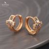 Jewelry, earrings, zirconium, suitable for import, European style