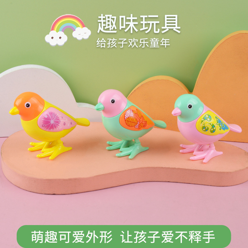 Primavera Urraca simulación animal lindo juguete de cuerda saltando pájaro bebé regalo puesto venta caliente juguete al por mayor