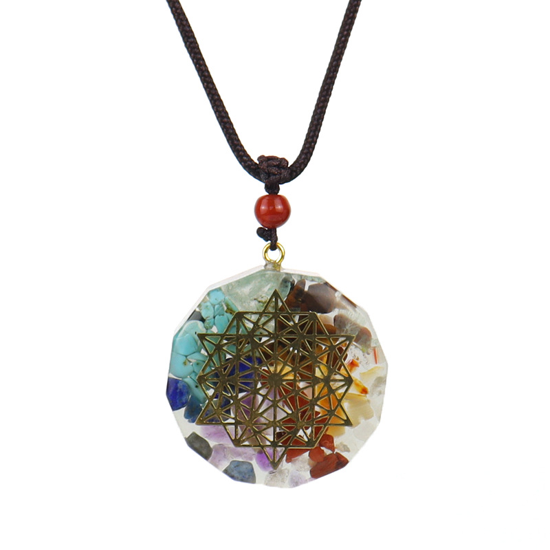 Retro Eye Crystal Handmade Pendant Necklace 1 Piece