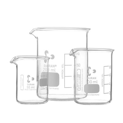 DURAN/肖特耐高温低型烧杯水杯25ml 50/100/250/1000ml德国进口|ms