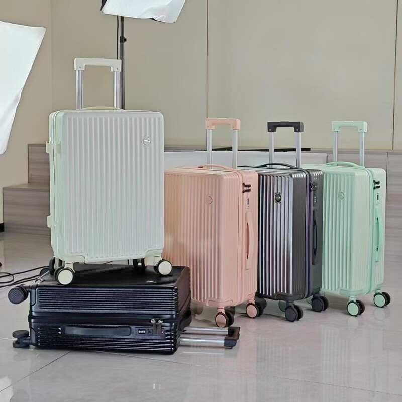 Pc Material Trolley Suitcase Set of 6 Pieces with Universal Wheels, Factory Wholesale 20inch Carry-On Suitcase with Custom Logo Pc Material Trolley Suitcase Set of 6 Pieces with Universal Wheels, Factory Wholesale 20inch Carry-On Suitcase with Custom Logo
