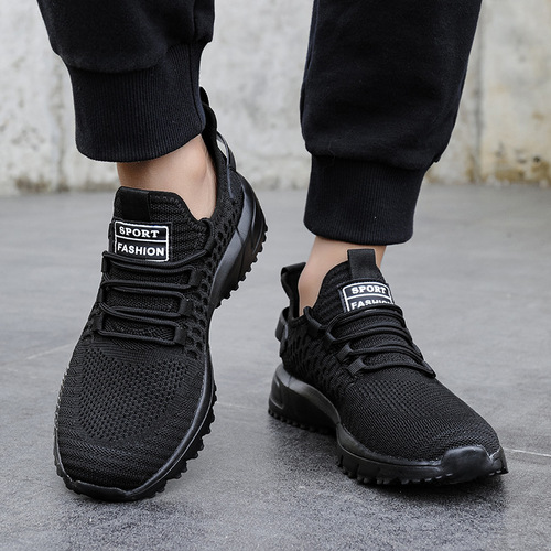 Men's Shoes 2025 Summer Autumn Lightweight Air-Weave Breathable Mesh Sports Shoes for Men Casual Running Travel Shoes Wholesale