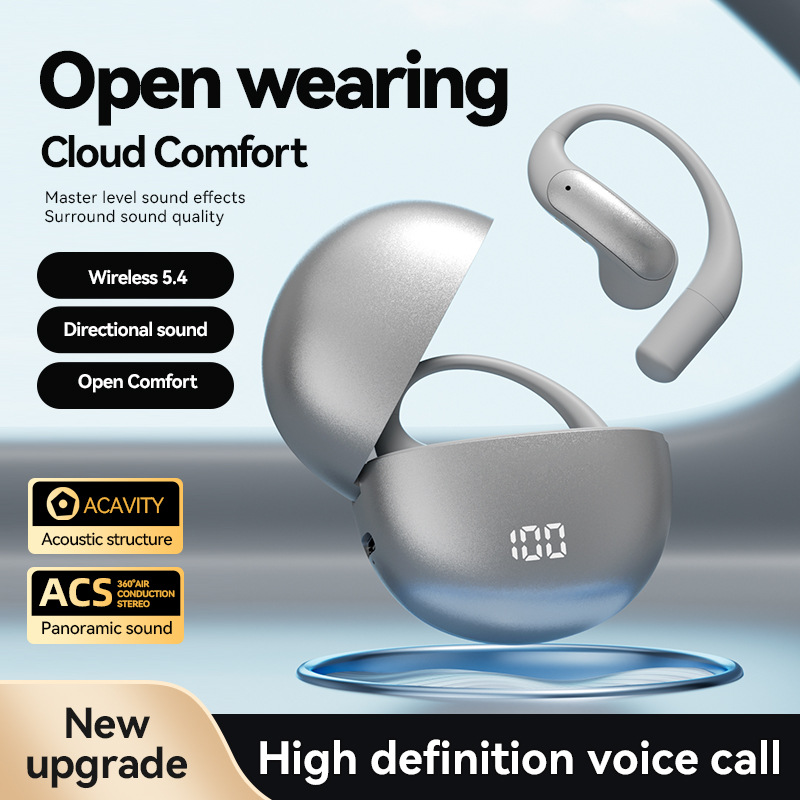 M118 New AI Smart Translation Large Capacity Private Model Patent Open Wireless Bluetooth Earphone Factory_voghion.com