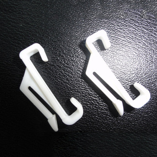 Factory direct sale | Curtain accessories | Convenient high quality white injection plastic curtain hook