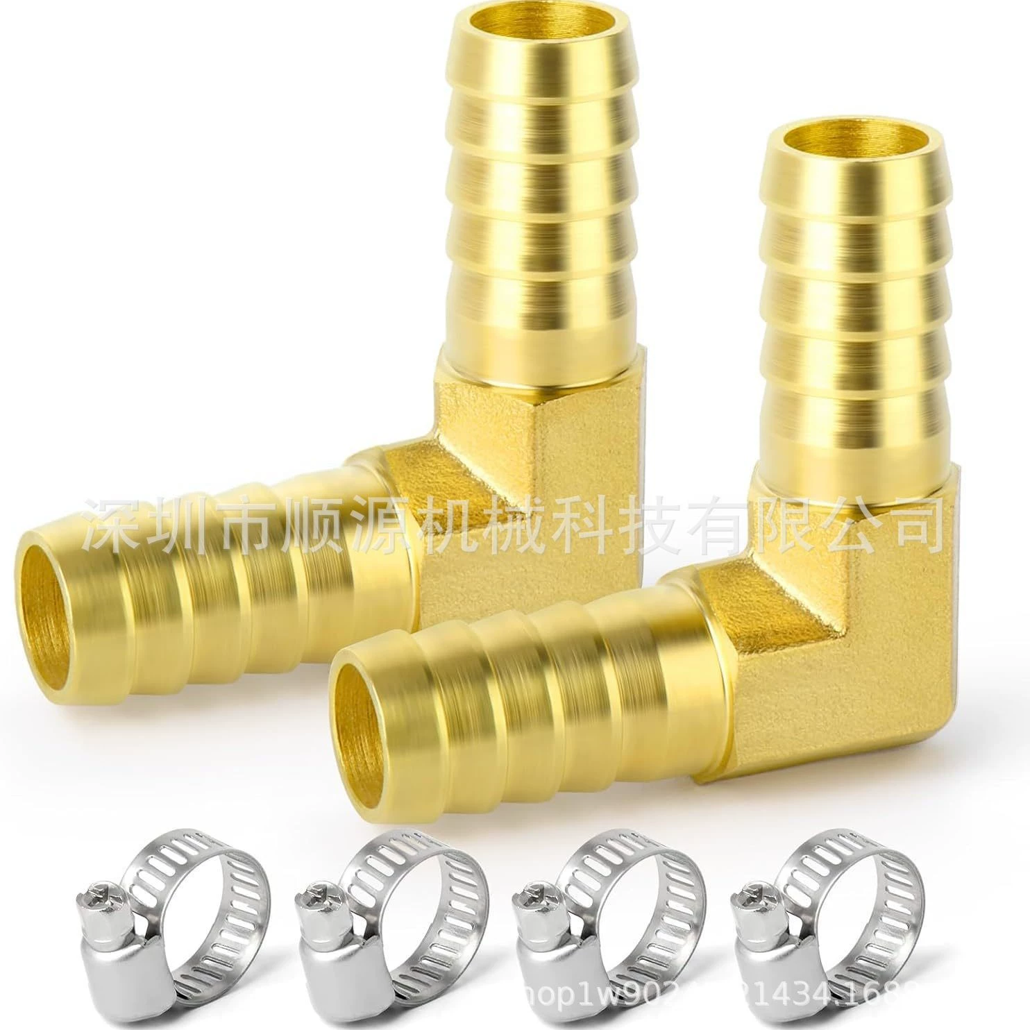 В наличии медный разъем промышленного класса американского стандарта, двусторонний колено с штуцером для шланга 3/8, двусторонний колено с штуцером, 90 градусов