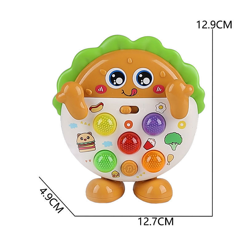 Handheld mini martillo de presión juguetes de educación infantil 0 - 3 años de edad niños y niñas juguetes de presión de dedos