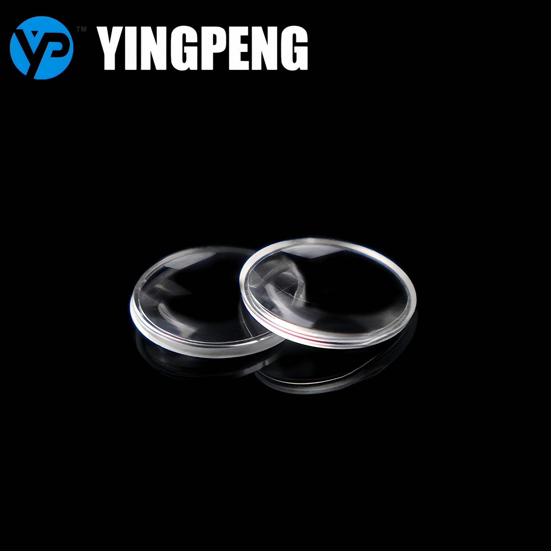 惠州市厂供应玩具投影透镜 15双凸透镜光学 雪花灯圣诞节日灯镜片