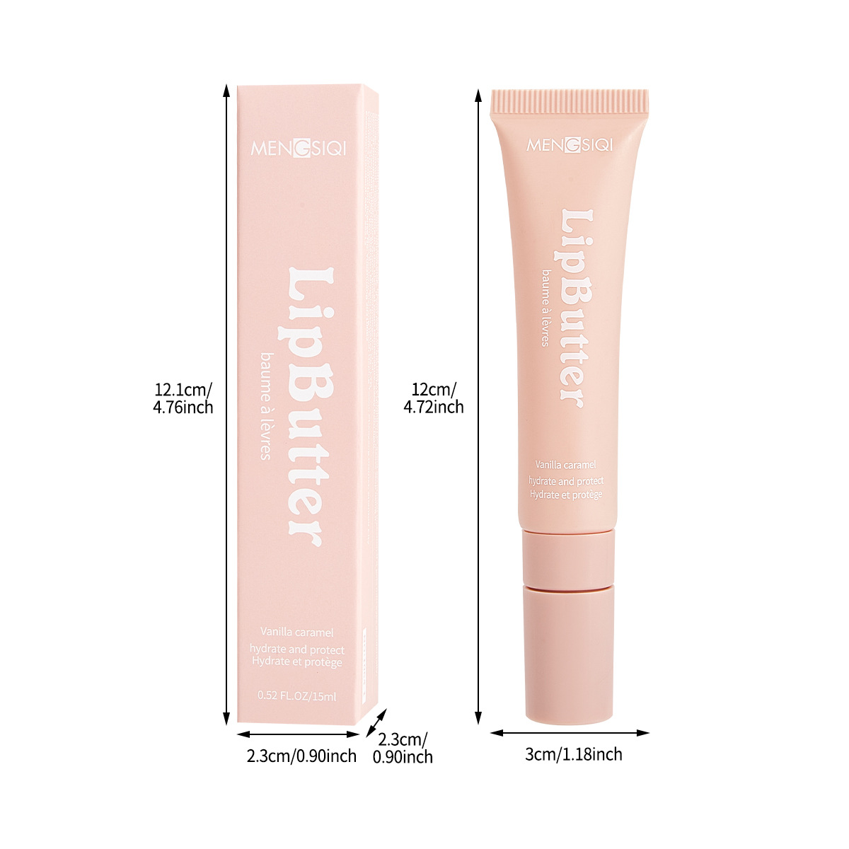 MENGSIQI lubricante suave humectante desvanecimiento de las líneas labiales hidratante anti-agrietamiento labial cuidado labial lubricante transfronterizo mayorista