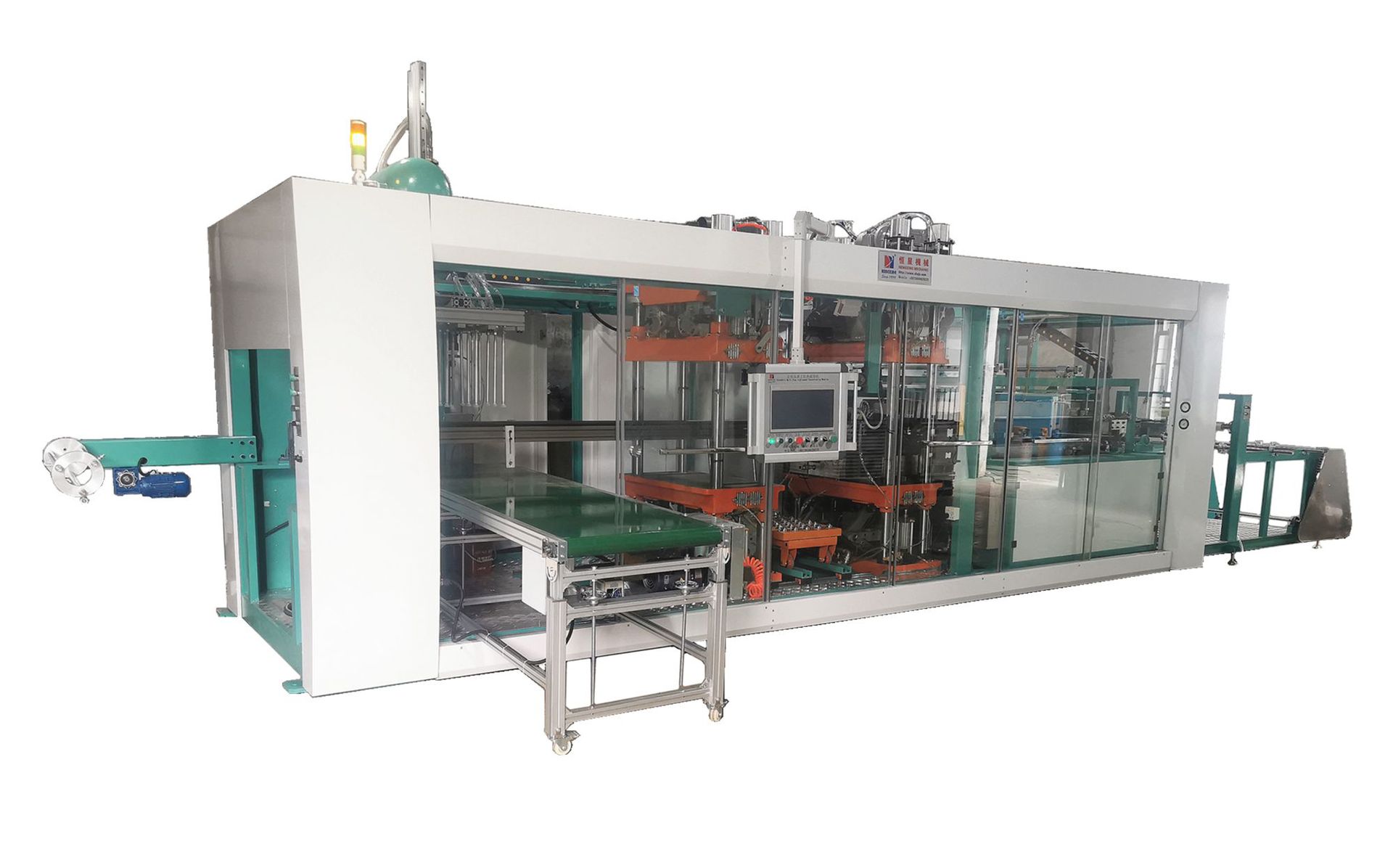 三工位正负压热成型机 正负压吸塑机 全自动吸塑机 HX-6171