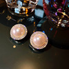 Silver needle, brand earrings from pearl, silver 925 sample, simple and elegant design, internet celebrity