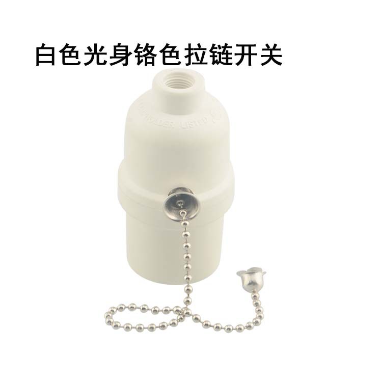 Blanco cuerpo desnudo cromo conmutador zipper