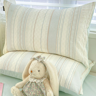 New Cotton Pillowcases, a Pair of 48X74 Household Pillowcases, Single Cotton Whole Head Pillow Core Liner Cover