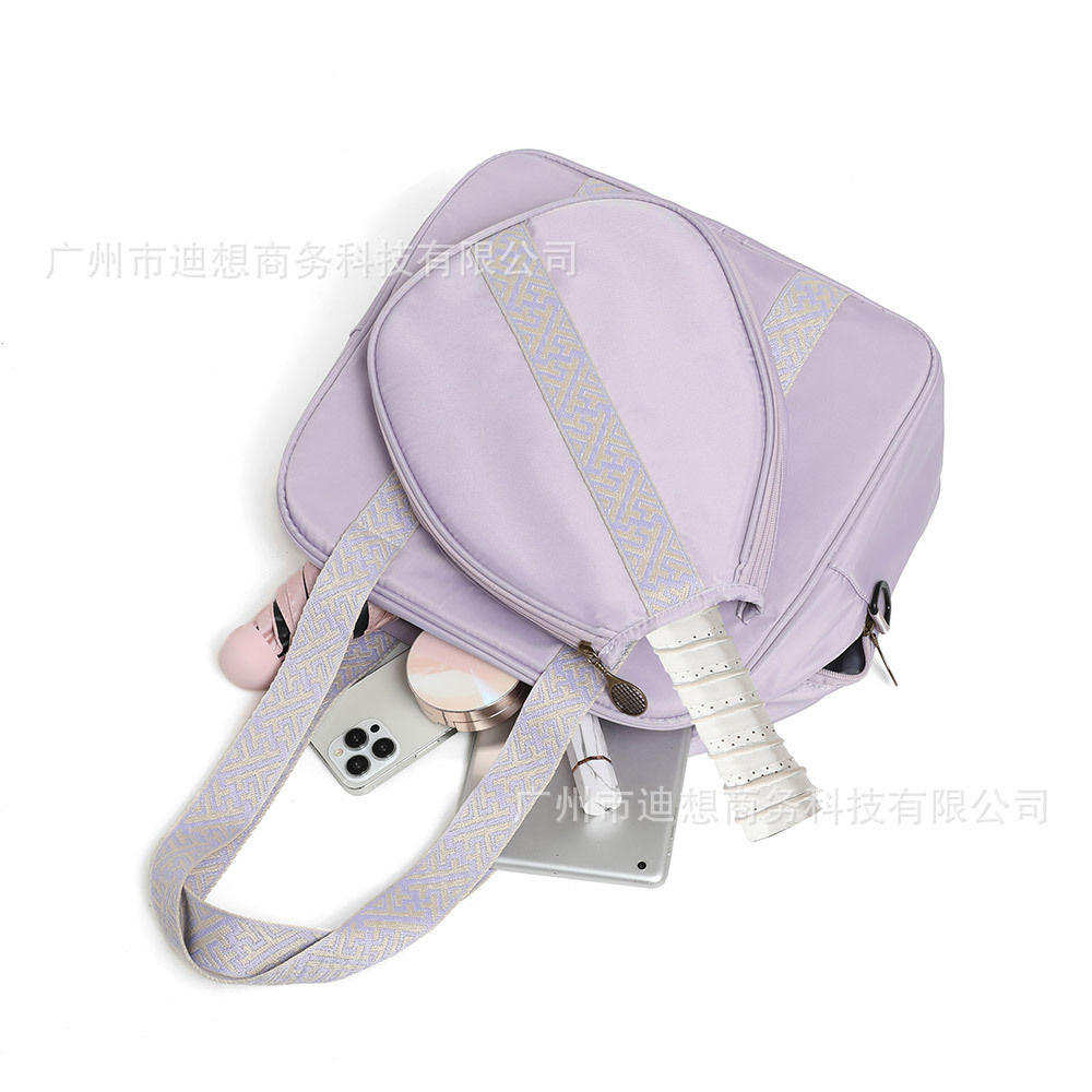 Bolsa de raqueta Peak 2025 nueva mujer alta cara de hombro de hombro portátil bolso de tenis de ping-pong de gran capacidad para hombres image 4