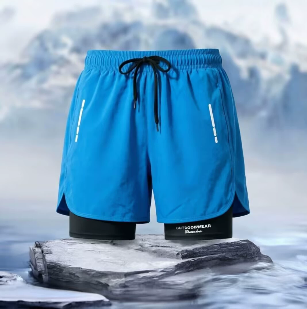 Спортивные пляжные брюки для плавания, для бега, свободный крой