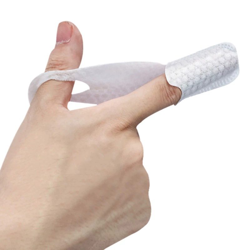 Amazon трансграничная защита от зачистки, защита от проглатывания, чистка домашних животных, собака, кошачий рот, зубы, нетканый чехол для пальцев, одноразовые салфетки для пальцев