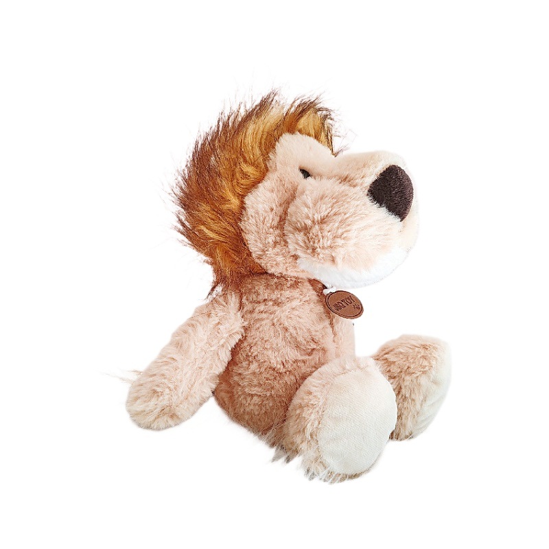Linda Q linda muñeca de león león amarillo peluche animal del bosque tranquilizador muñeca muñeca regalo de cumpleaños
