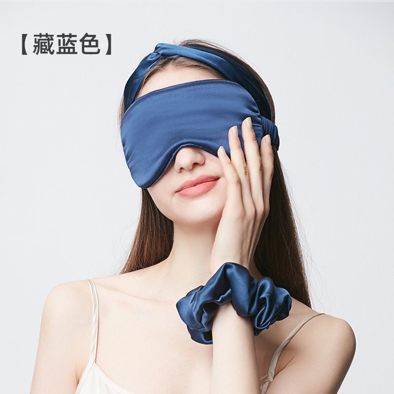シルクアイマスク19 m 100% 桑シルク睡眠アイマスク遮光通気アイマスク刺繍ロゴクロスボーダー卸売り|undefined