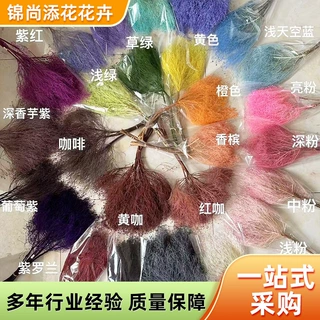 永生花梦幻草diy干花柔丝家居配材装饰云南厂家批发鲜花手工花
