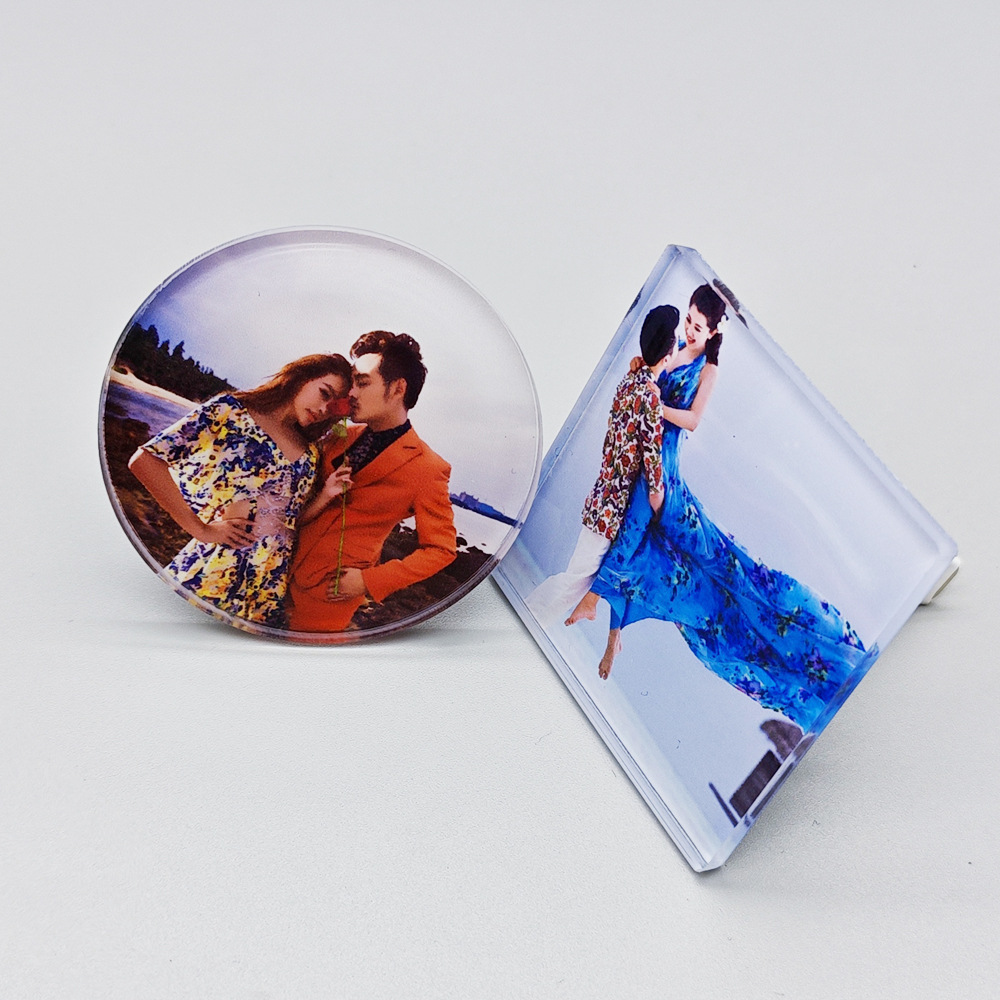 Thermal transfer acrylic car aromatherapy clip sublimation car decorative film cross-border new car aromatherapy film