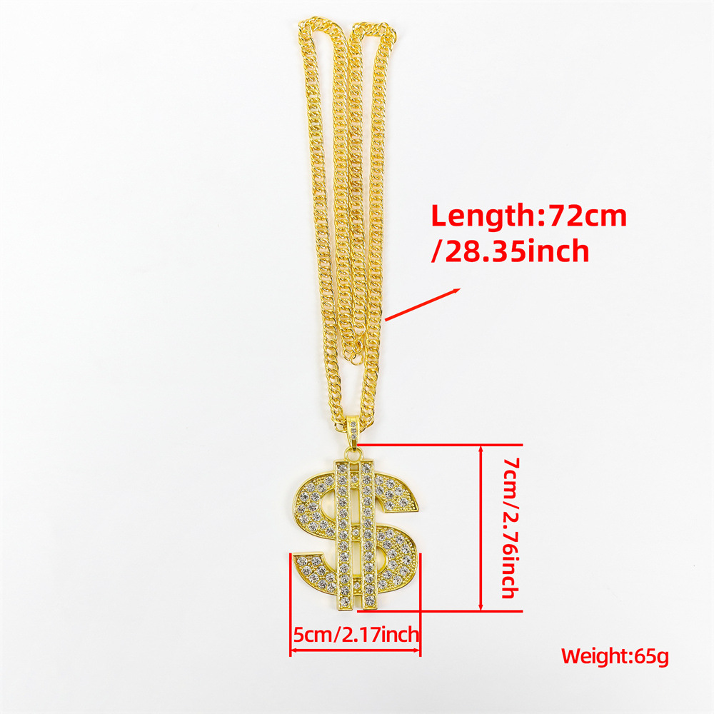 Sombrero de cowboy western y collar de dólar para disfraz_voghion.com
