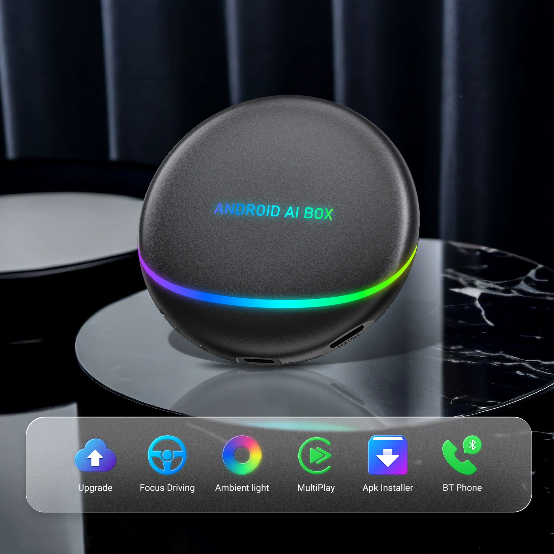 OTTOCAST Новый S47 проводной в беспроводной CarPlay Коробка для автомобиля android auto для трансграничного использования