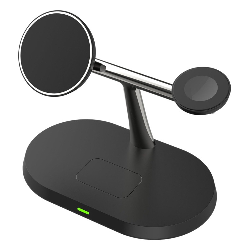 Tenedor multifuncional 15W del teléfono móvil para el cargador inalámbrico magnético de Apple