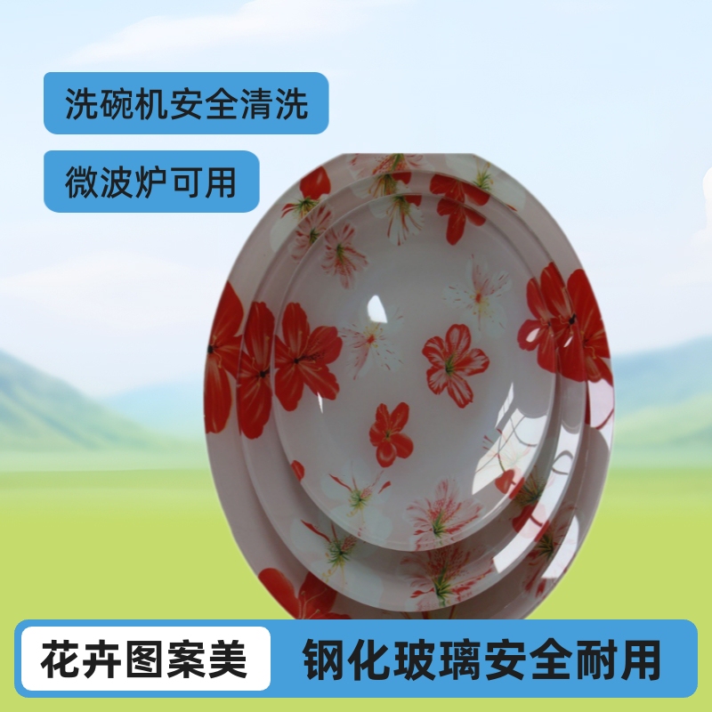 Factory Supply Glass Tray Tempered Glass Tray Microwave Available Glass Tray Dishwasher Available Tempered Glass