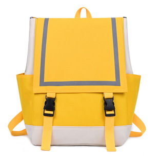 Advertising Backpack with Printed logo, Unprinted Pure Color Backpack, Primary School Student School Bag, Naked Bag, Gift, Gift Bag Training