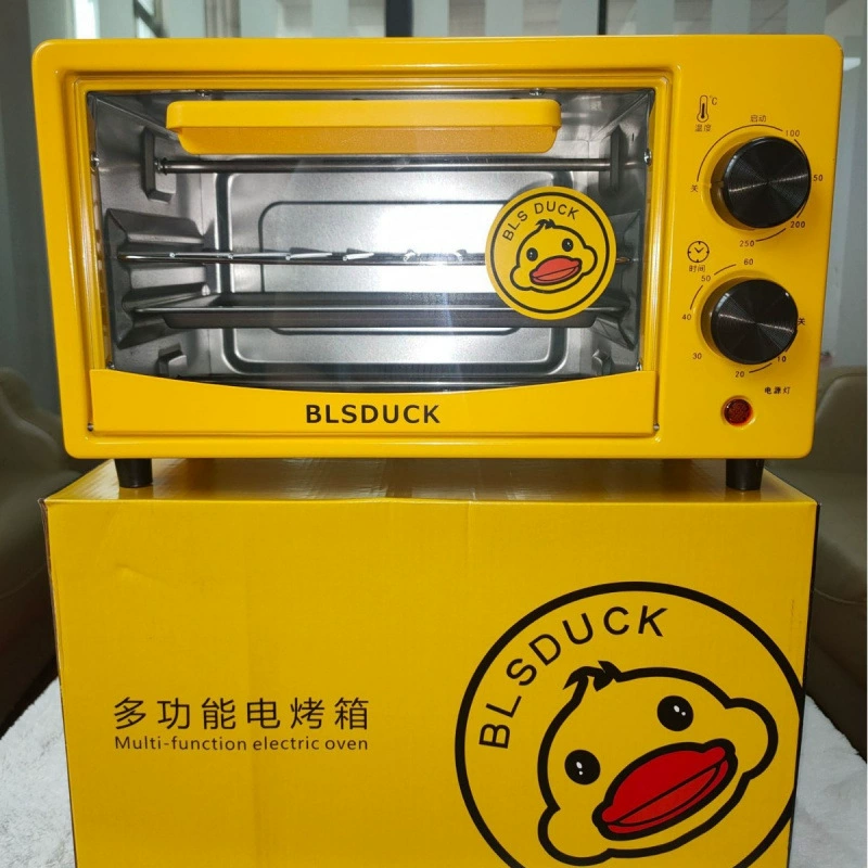 Factory direct selling household small dual -layer multi -function fully automatic 12L capacity electric oven mini money can be exported