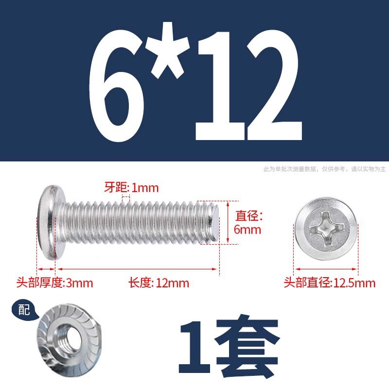304 クロス平頭フランジネジキャップネジ延長家具ネジネジナットセットナット m6 ネジ|undefined
