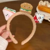 Hamburger khaki headband