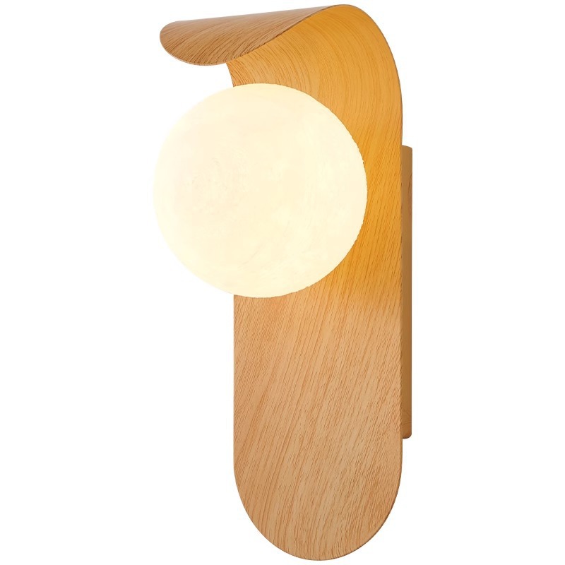 Sala de estar portal lámpara de escritorio nórdica estilo retro lámpara de cabezal de cama creativa silencia balcón atmósfera de madera estilo medieval estilo japonés