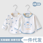 Детская осенняя хлопковая одежда для новорожденных для младенца подходит для мужчин и женщин, детский комбинезон, 0-2 мес.