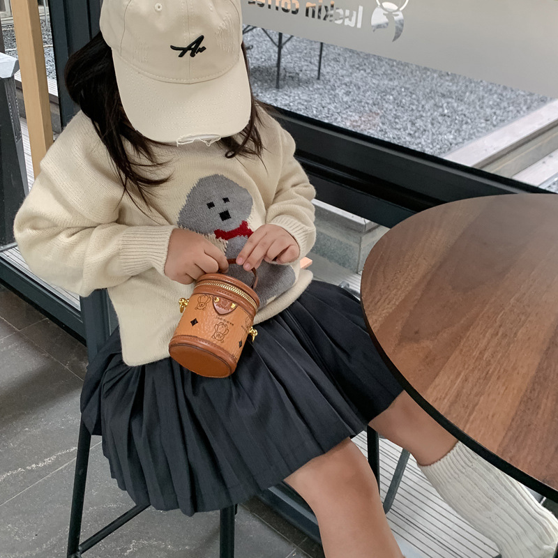 Nuevo creativo mini lindo bolso de cubo bolso de moda coreano accesorios para niños bolso de princesa de aire extranjero bolso mochila