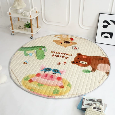 Avtomobil döşəmə paspasları, mat, ins-style children's toy play - animal-party-15cm-diameter