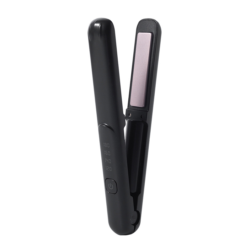 Comercio exterior transfronterizo de carga inalámbrica rizador de pelo rollo recto de doble uso enderezador de pelo portátil al aire libre enderezar férula USB