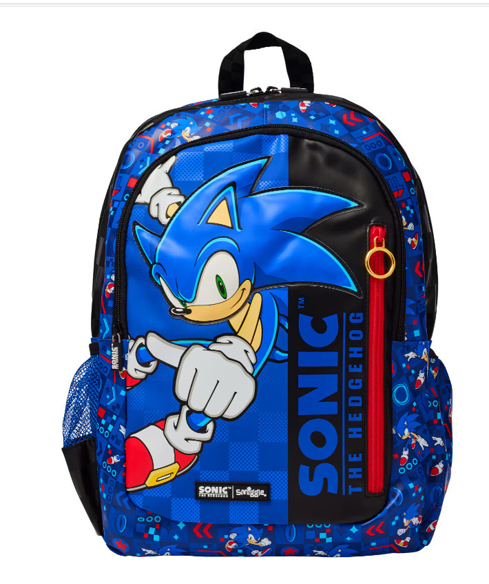 Smiggle grande kt Stitch mochila de gran capacidad de descompresión de doble hombro de dibujos animados