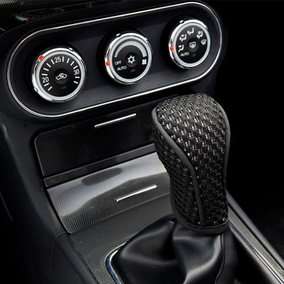 Car Gear Shift Cover, Sürətlər qutusu və əl tormozu başlıqları - manual-transmission-black